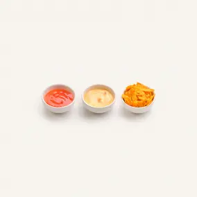 Trio Sauces & Toppings -Spicy Crunch