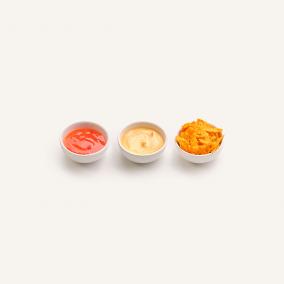 Trio Sauces & Toppings -Spicy Crunch